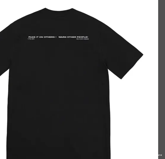 Warning 22FW Banner Tee and S XL M Warning Short Logo T-shirt sleeved L Black White 0609